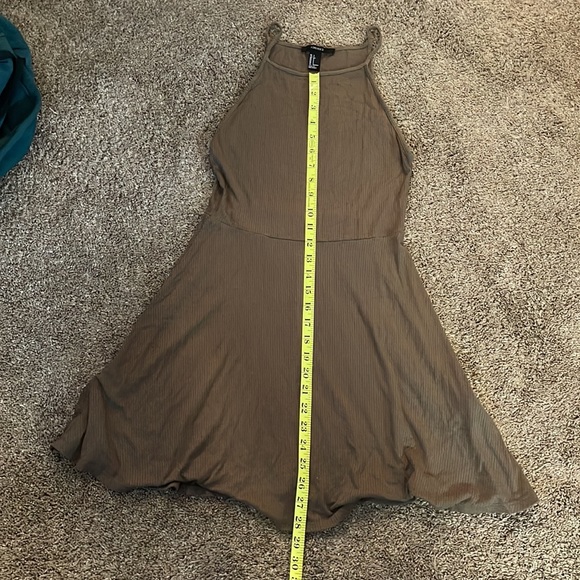 Forever 21 Green Olive Dress - Picture 3 of 6